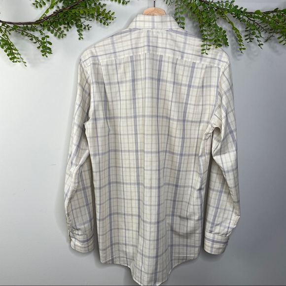 Lacoste plaid 2 pack shirt bundle - sz 38 (small, neck 14.5) - Picture 3 of 13